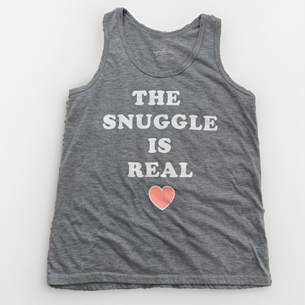 Bobbiebrooks Sleep tank-top (The Snuggle is real) (Small)